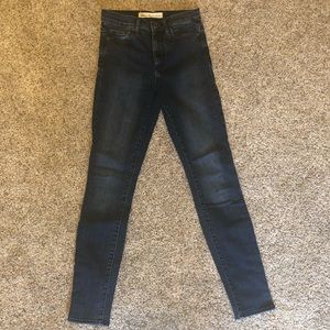 Gap skinny jeans true high rise 25r